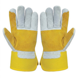 Gants de sécurité en cuir de vachette de haute qualité certifiés CE, renforcés, résistants à la chaleur, anti-coupure/anti-dérapants pour le travail industriel - Product Image 2