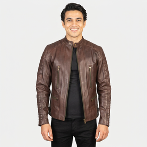 Custom Men Leather Jacket OEM Supplier Bulk Wholesale Biker <b>Coats</b> Cheap Motorcycle Jackets <b>Winter</b> jacket for men - Product Image 1