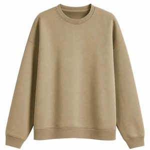 Sudadera de Algodón de Punto con Cuello Redondo y Estampado Personalizado de Alta Calidad para Mujer, Talla Grande, Corte Regular, Transpirable, de Secado Rápido, para Invierno - Product Image 6