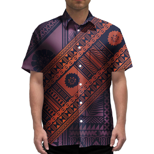 <b>Men's</b> <b>Hawaiian</b> <b>Shirt</b> Short Sleeve Button-Up Turn-Down Collar Tropical Floral Print Knitted Blue Yellow Summer Vacation - Product Image 5