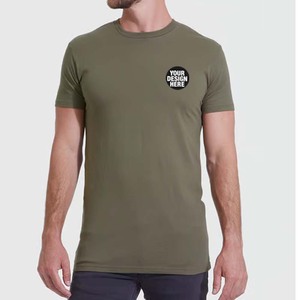 เสื้อยืดคอตตอนผสม CVC ทรงแอธเลติก พิมพ์ลายสกรีนตามสั่ง รับผลิตเสื้อยืดแบบมีป้ายยี่ห้อส่วนตัว - Product Image 4
