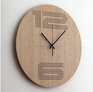 Wooden Epoxy Resin Art Quartz Two-piece Single Face Industrial Design <b>Battery</b> Powered Needle Living Room Wall <b>Clock</b> Modern - Product Image 2