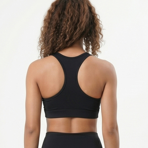 Soutien-gorge de sport à col en U pour femme, haut court de yoga rembourré, soutien-gorge de fitness pour la gym, soutien-gorge de yoga à maintien élevé pour femme - Product Image 2