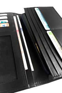 Premium Custom Designer <b>Card</b> <b>Holder</b> High Quality LONG Multi <b>Card</b> Wholesale Genuine Leather Men's Mobile <b>Wallet</b> Low MOQ Business - Product Image 5