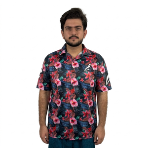 T-shirt personnalisé sublimé à manches courtes, style décontracté, sublimation pour hommes - Product Image 1