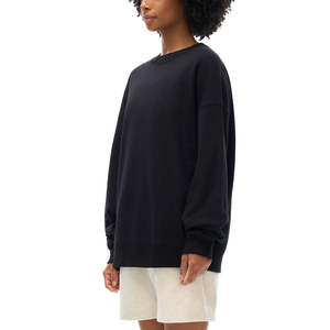 Sweat-shirt à capuche oversize respirant avec technique de gonflage, impression numérique, motif dessin animé automne, col rond - Product Image 3