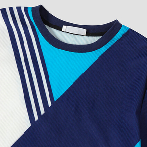 T-shirts lavables de haute qualité 100 % coton à col rond pour hommes, grandes tailles, imprimés, épaules tombantes, taille unique, confortables - Product Image 6
