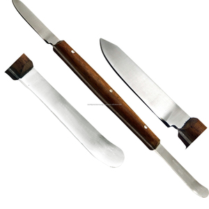 Espátula Manual Quirúrgica Dental de Acero Inoxidable con Mango Ergonómico de Madera para Modelado y Escultura de Cera en Laboratorio - Product Image 1