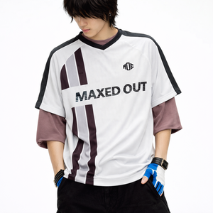 Vêtements de sport OEM pour hommes, acceptant les designs personnalisés, vêtements de football américain, vêtements de sport imprimés à manches courtes, séchage rapide, 100% polyester, vêtements de sport unisexes - Product Image 6