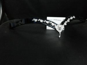 Produit de soins pour chevaux de première qualité le plus vendu Bandeau à sourcils en cuir indien avec cristal blanc bling Accessoires pour chevaux de haute qualité. - Product Image 5