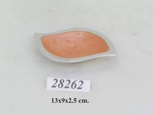 Plateau décoratif en aluminium écologique style américain, motif feuille, pour la décoration de la maison - Product Image 3