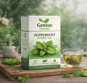Natural Caffeine Free Peppermint Dip Tea Bag for Wellness Brands and Tea Shops Wholesale Price - Product Image 1