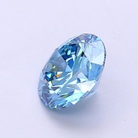 Diamant CVD de laboratoire taille brillant 1,1 carat bleu vif fantaisie clarté VS1 polissage excellent pierre précieuse lâche IGI
