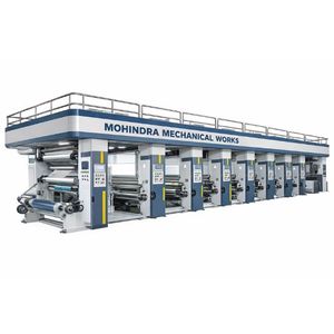 เครื่องพิมพ์โรโตกราวเวอร์ความเร็วสูงแบบไม่มีเกียร์ อัตโนมัติ หลายสี แบบม้วนต่อม้วน สำหรับพิมพ์กระดาษ ของบริษัทโมฮินดรา เมคานิคอล เวิร์คส์ - Product Image 5