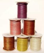 สายเครื่องประดับหนังวัวแท้เคลือบเงาโลหะวินเทจขนาด0.5มม. สินค้าขายดี - Product Image 3