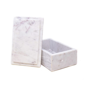 Boîte à bijoux en marbre de qualité supérieure, boîte rectangulaire en marbre, fabrication artisanale de boîtes en marbre - Product Image 3