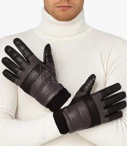 Gants de moto en cuir à manchette longue personnalisés, gants de course professionnels, gants de moto avec protection rigide, vente en gros - Product Image 2