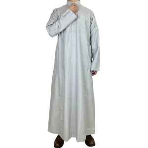 OEM Service Breathable <b>Men</b> Jubbah Thobes New Style Islamic Clothing Arabic Style <b>Men's</b> Jubba <b>Thobe</b> - Product Image 2