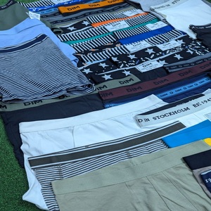 Calzoncillos bóxer de color liso, de cintura media, de algodón tejido, para hombre, venta al por mayor, paquete combinado, marca personalizada, suministro directo BD - Product Image 2