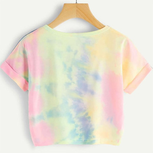 New Fashion Short Sleeve Crop <b>Top</b> <b>Women's</b> T-shirt Crop <b>Top</b> Cotton <b>Women</b> Fashion Casual Short Sleeve Crop <b>Top</b> Gym T-shirt - Product Image 3