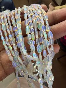 Natural Ethiopian Opal Fancy Shape Beads Best Seller Multi Fire Opal Gemstone Beads Ethiopian Opal Beads For Jewelry 7-10 mm - Product Image 4
