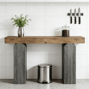 Consolle Lunga Moderna di Lusso in Legno Massello per Ingresso, Appartamento, Hotel o Soggiorno - Arredamento Contemporaneo per la Casa - Product Image 4