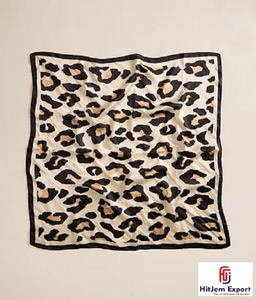 Premium Printed Short <b>Scarf</b> Fabric Custom OEM ODM White Label Textile Manufacturer Wholesale Fashion Fabric Products Export - Product Image 1