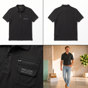 Expédition immédiate : Chemises pour hommes, couleur unie, manches courtes, séchage rapide, respirantes, pour le golf, vente en gros, personnalisables en toile - Product Image 5