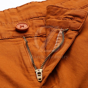 Pantalones Cargo Casuales de Cintura Alta para Hombre, Ligeros, Rectos, con Botones, 100% Algodón, Ecológicos, Transpirables, Venta al Por Mayor - Product Image 4