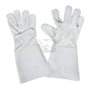 Guantes de Soldadura MIG de Alta Calidad, Doble Palma de Cuero Vacuno, Resistentes al Calor, Antideslizantes, Personalizables - Product Image 1