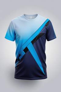 T-shirts de sport sublimés de haute qualité, impression par sublimation, t-shirt d'entraînement sportif, vente en gros - Product Image 3