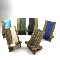 Desain baru dan kualitas terbaik sandaran ponsel kayu dan Resin