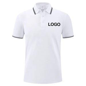 Camiseta de Golf de Manga Corta para Hombre, de Alta Calidad, Corte Regular, Antiarrugas, Tejido Sólido, Secado Rápido - Product Image 3