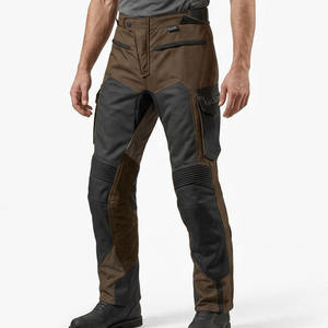 Custom Men's Adventure Leather <b>Motorbike</b> Riding <b>Trousers</b> Windproof Breathable Quick Dry Protective Spandex/Polyester All Seasons - Product Image 2