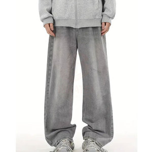 Jean Homme Oversize Respirant Écologique Lavé Léger Séchage Rapide Prix Abordable Meilleure Vente - Product Image 1