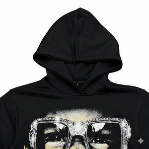 Sudadera con capucha de la mejor calidad, con logo serigrafiado personalizado en la parte delantera y trasera, para hombre y mujer, 100% algodón polar, 450 g/m². - Product Image 3