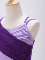 Costume de danse lyrique 6-16 enfants filles robe vêtements de danse pour concours de danse moderne lyrique scène Performance latine contemporaine