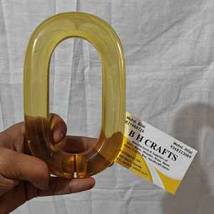 Cadena de Eslabones de Resina de Moda, la Más Vendida, Personalizable, en Tamaño Muy Grande y con Eslabones Transparentes - Product Image 4