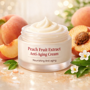 Crème et lotion anti-âge pour le visage développées en Corée avec extrait de pêche, acide hyaluronique, sans parabène, pour femmes, produit ODM/OBM - Product Image 1