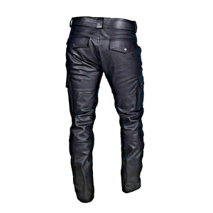 Pantalons en cuir pour hommes de haute qualité, vente en gros, qualité supérieure, décontractés, confortables, respirants, dernière arrivée, sur mesure - Product Image 3