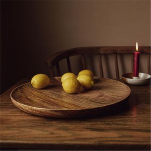 Premium Handcrafted Mango Wood Charger <b>Plate</b> <b>Large</b> Round Decorative ServingTray Rustic Farmhouse Style Hotel Catering UnderPlate - Product Image 1