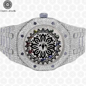 Charm_Jewells Luxury <b>Mechanical</b> <b>Watch</b> Stainless Steel Band Round Case 40mm Luminous Folding Clasp Women's Fashion - Product Image 1