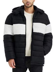 Veste d'hiver matelassée réversible à col montant, design personnalisé OEM, style streetwear, anti-UV et séchage rapide, manches longues, mode masculine - Product Image 2