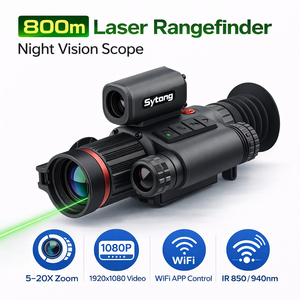 Monocular de Visión <span class=keywords><strong>Nocturna</strong></span> Digital Infrarroja 2K con Zoom 5-20X, Visor Nocturno Sytong HT-70LRF con Telémetro Láser de 800m - Product Image 2