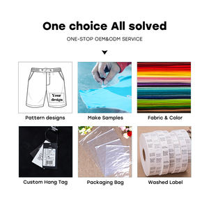 Shorts de sport pour hommes High Street, en molleton de coton French Terry de haute qualité, avec broderie de basketball, style jogger uni - Product Image 6