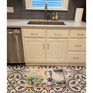 Bull Terrier Chef tapis de bain en mousse à mémoire de forme lavable en Machine Anti-Fatigue tapis de cuisine confort coussin tapis de cuisine de qualité supérieure - Product Image 2