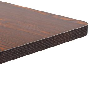 Tavolo da bistrot marrone scuro 19.7 tavolo da ristorante "x 19.7" MDF - Product Image 3
