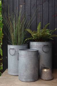 Top Selling High Durable Metal Galvanized Metal Outdoor <b>Large</b> Size Garden Decorative Planters Pots - Product Image 5