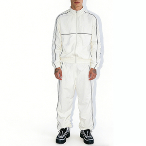 Conjunto Deportivo para Hombre, Chaqueta Cortavientos y Pantalones Transpirables para Correr, Traje de Entrenamiento Personalizado - Product Image 1