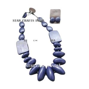 Chunky Beaded Precious New Designs Joyería Moda Verano Vacaciones Collares Joyería Venta al por mayor Estilo Resina Rhinestone - Product Image 1